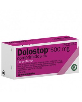 DOLOSTOP 500 MG 20 COMPRIMIDOS
