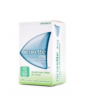 NICORETTE 2 MG 105 CHICLES